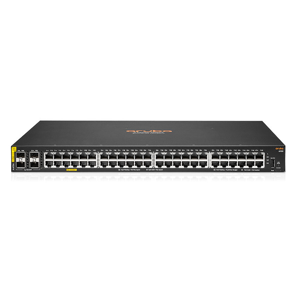 HPE Networking 6100 48G Class4 PoE 4SFP+ 370W