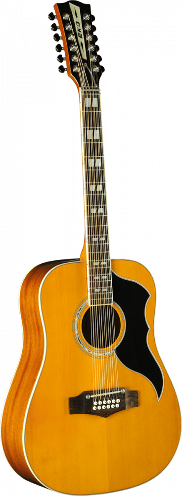 Eko Ranger Vintage Reissue XII - 12-String Acoustic-Electric Guitar - Natural