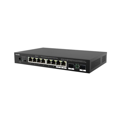 Conmutador Tenda de 2,5 Gigabit, conmutador Ethernet de 8 puertos con 2 puertos SFP (2,5 Gbps)