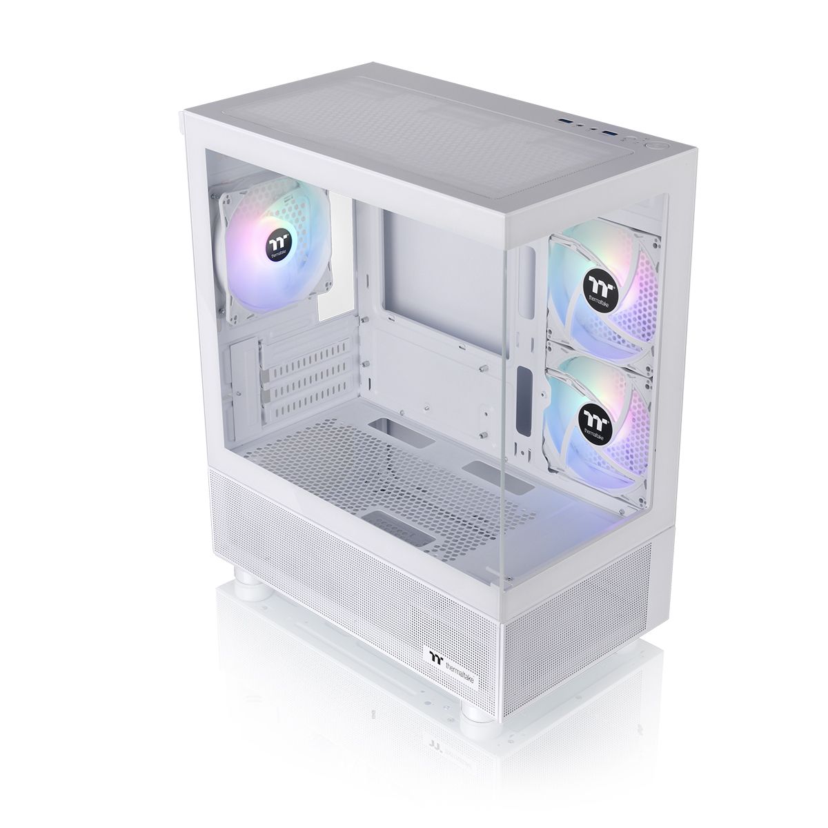 Thermaltake View 170 TG ARGB Snow White - Mini PC Case - White - RGB - Glass