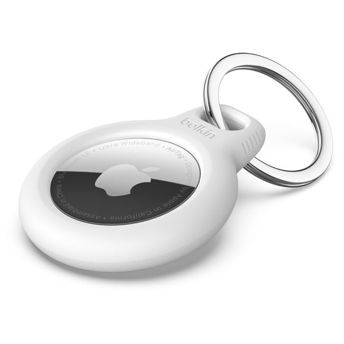 Soporte seguro Belkin para AirTag llavero (Blanco)