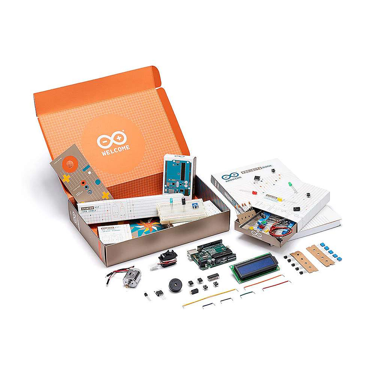 Arduino Starter Kit (UNO R3, Manual & Project Book, Component Set)