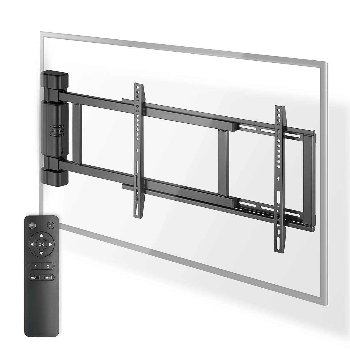 Soporte de pared motorizado para televisión Nedis