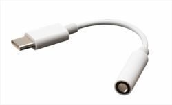 Akasa USB-C to 3.5mm Audio Cable, 0.1m, White