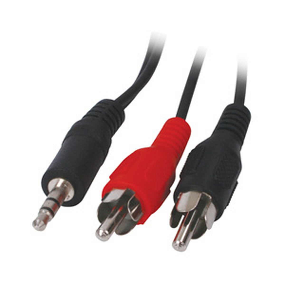 Stereo Audio Cable 3.5mm Jack to 2 RCA Male (3 Meters)