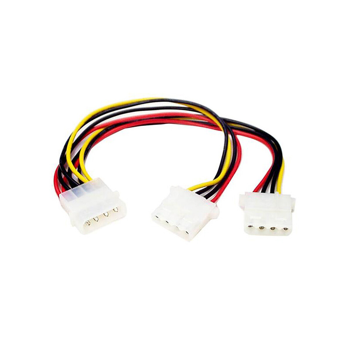 Cable divisor StarTech.com Molex en Y - 1x Macho LP4 a 2x Hembra LP4