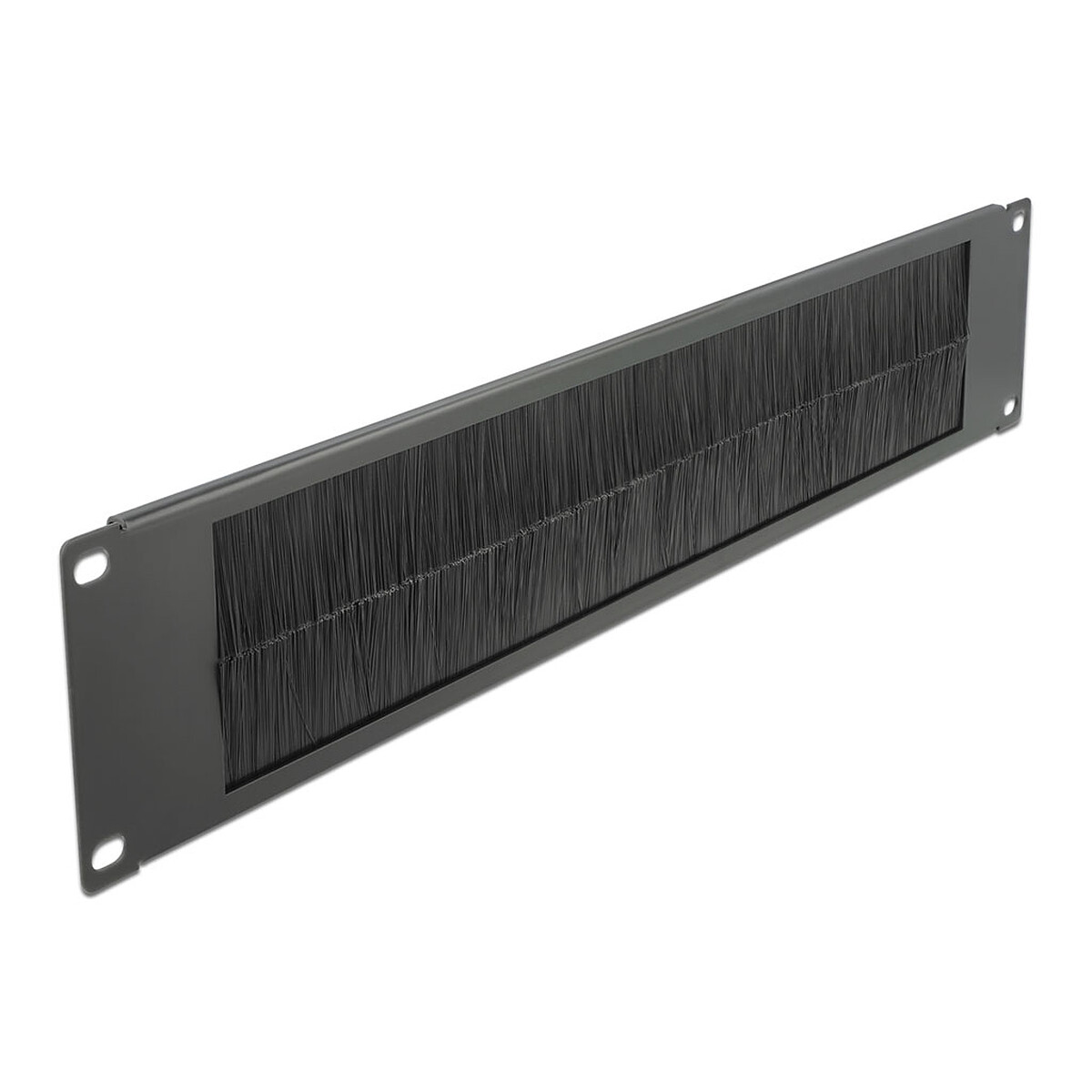 Bandeja de gestión de cables Delock 2U para rack de 19 pulgadas - Negro