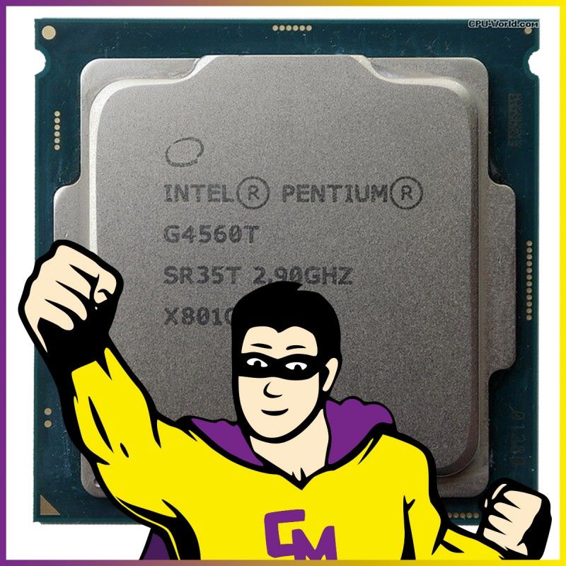 Intel Pentium G4560T 2.9GHz Dual Core CPU (3M Cache, 8GT/s, SR35T, FCLGA1151)
