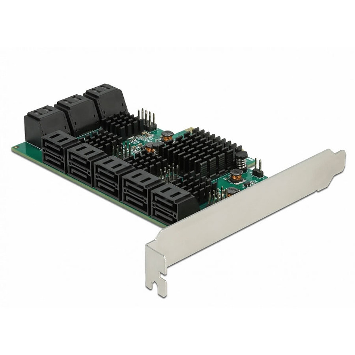 Tarjeta controladora Delock PCI Express de 16 puertos SATA 6 Gbps