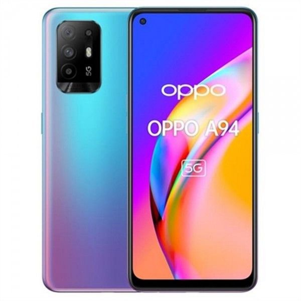 Oppo A94 5G Smartphone - 6.43" AMOLED, MediaTek Dimensity 800U, 8GB RAM, 128GB, Blue