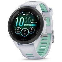 Garmin Forerunner 265S Activity Tracker, 41.7mm, White Black / White Green Strap
