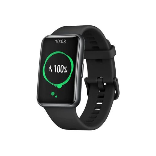 Huawei Watch Fit - Black - Silicone Strap Smartwatch