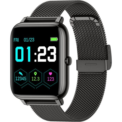 Kalinco P22 Smartwatch - Black Brillant