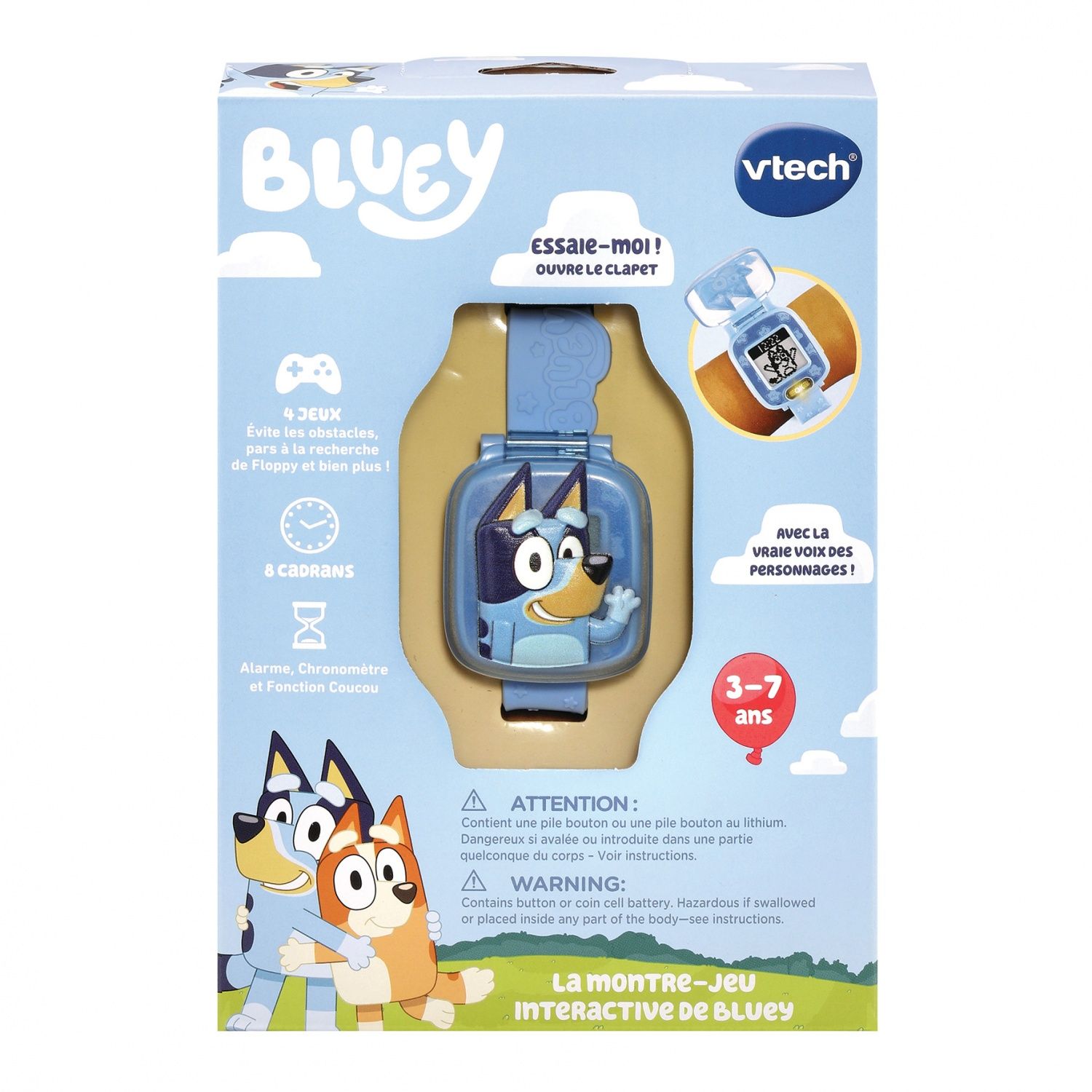 Montre d'apprentissage interactive Bluey de Vtech