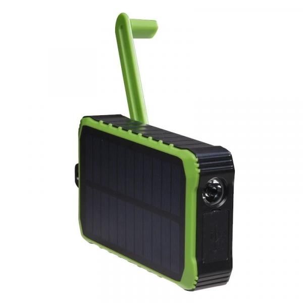 Denver Lipo 10000mAh Power Bank, Black/Lime Green