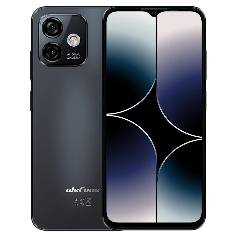 Ulefone Note 16 Pro - 6.52" Double SIM, Android 13, 8GB RAM, 256GB Storage, 4400mAh Battery, Black