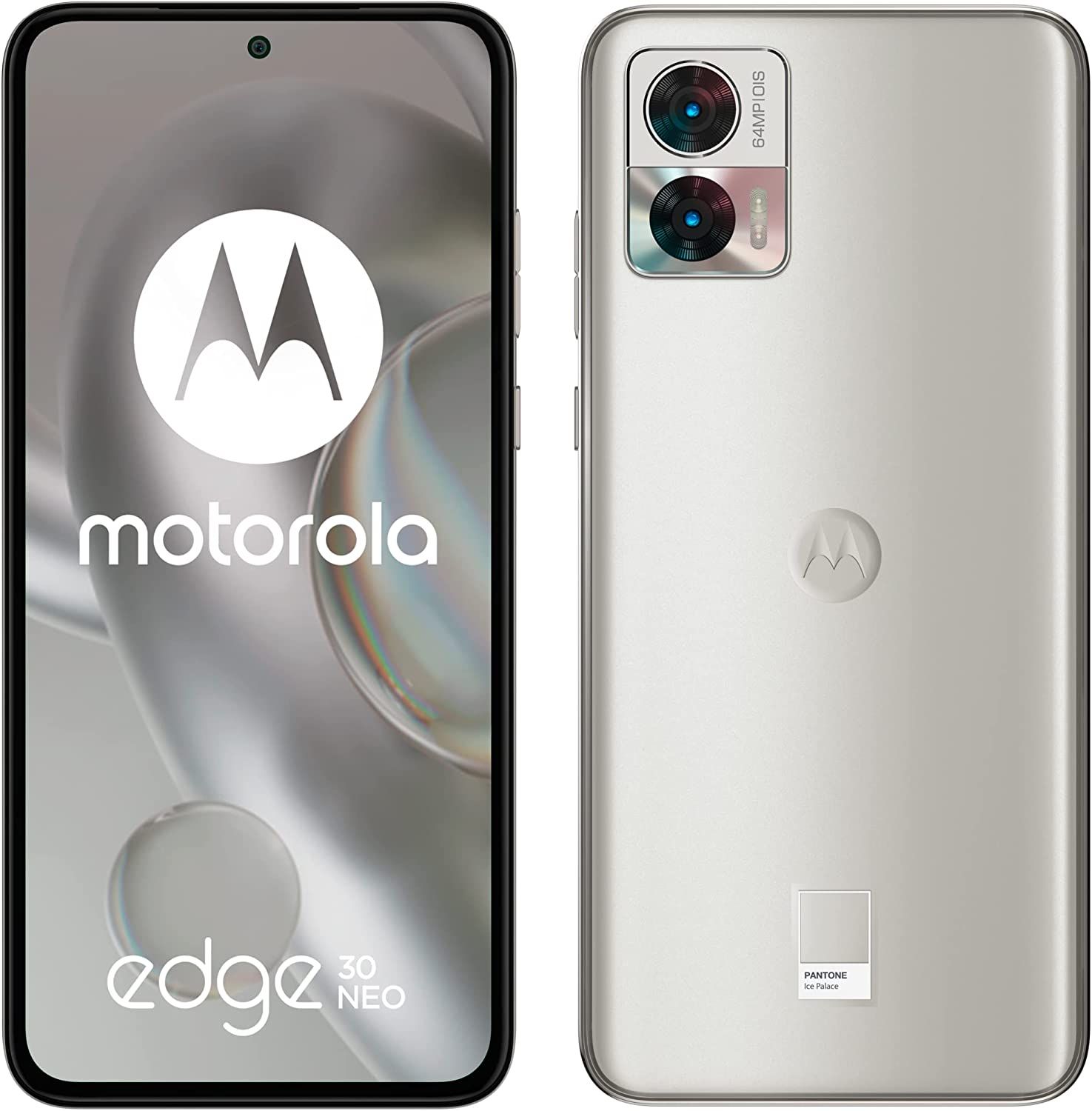 Motorola Edge 30 neo - 6.28' FHD+ P-OLED, 5G, 8GB RAM, 128GB, Double SIM, Android 12, Silver