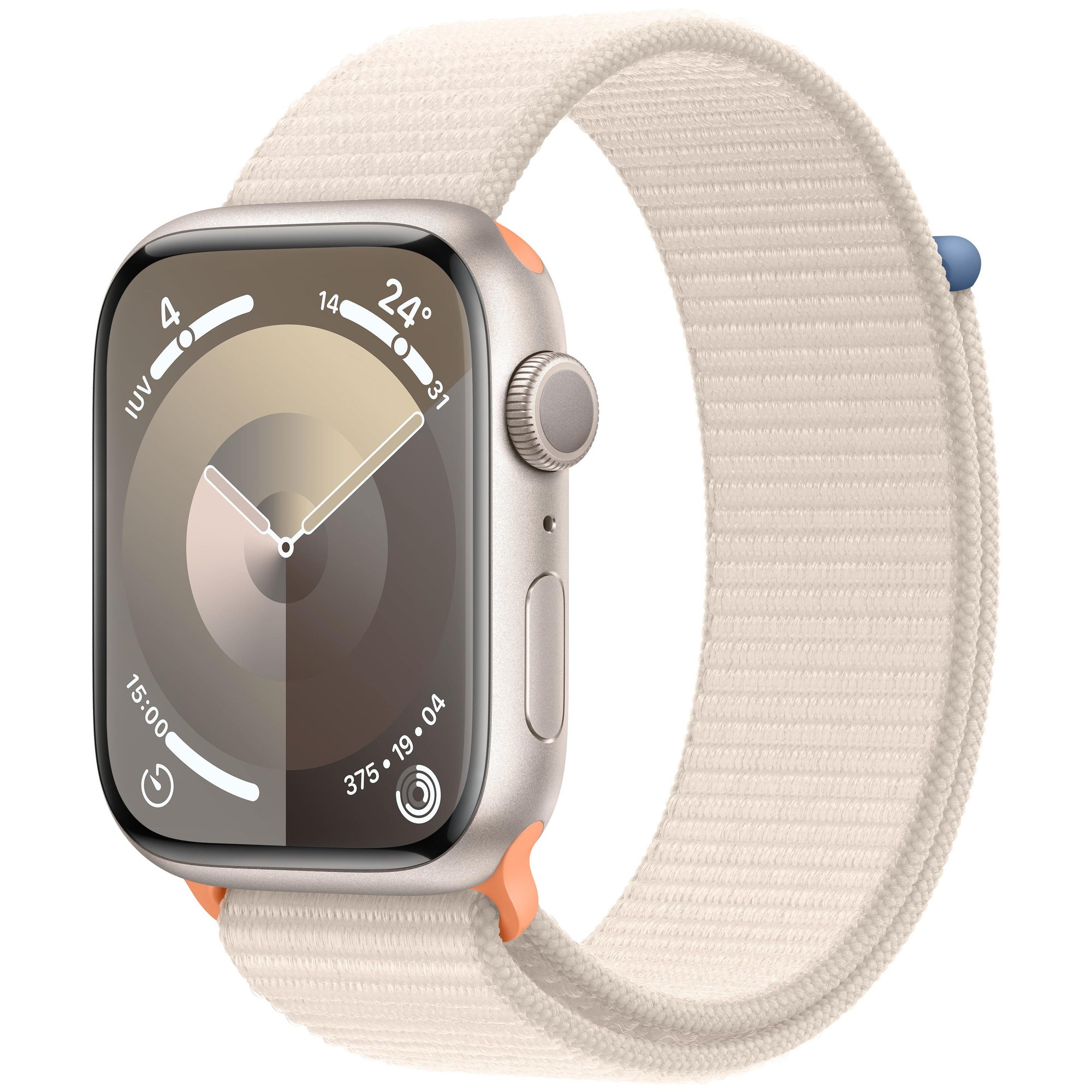 Apple Watch Series 9 GPS - 45mm Aluminium Case - Stellar Light Band