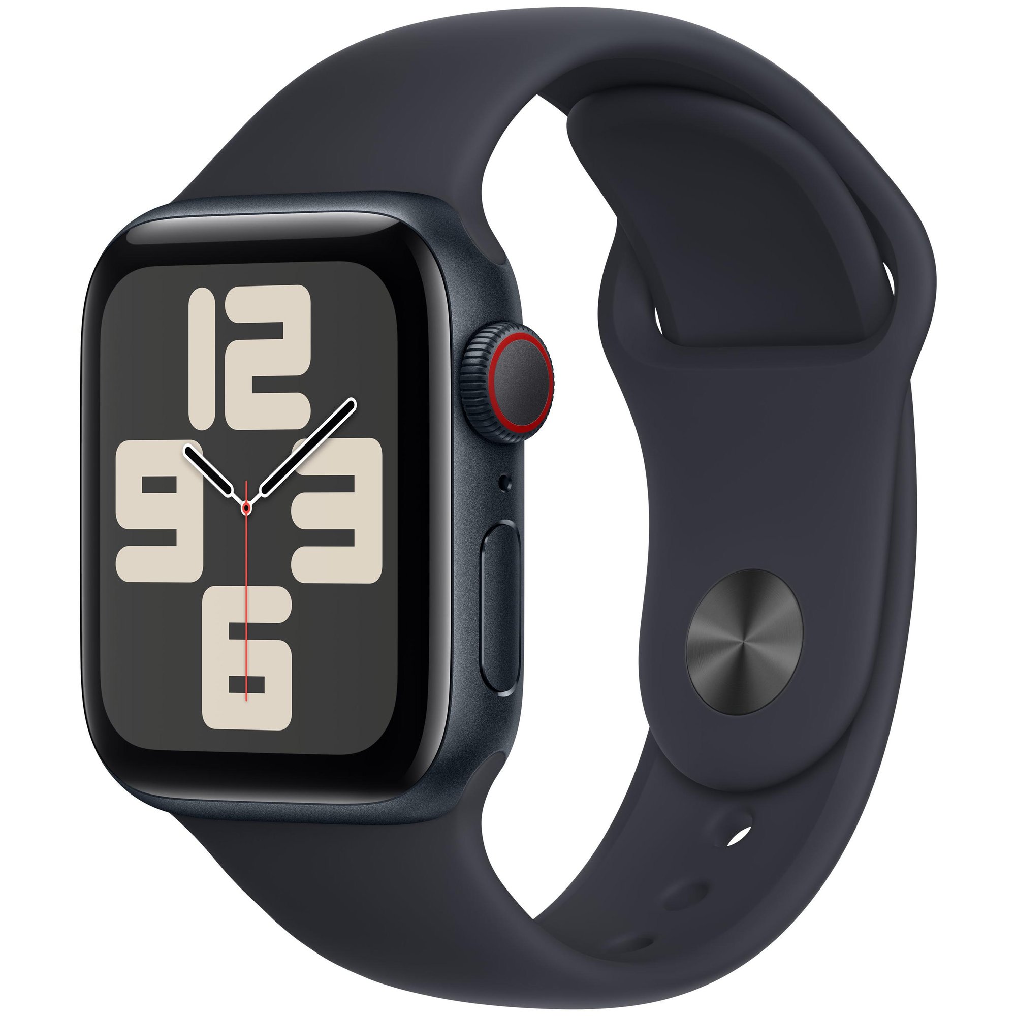 Apple Watch SE 2e génération GPS - Boîtier en aluminium 40 mm Minuit - Bracelet M/L