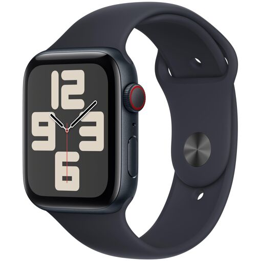 Apple Watch SE de segunda generación GPS - Caja de aluminio de 44 mm Medianoche - Pulsera M/L