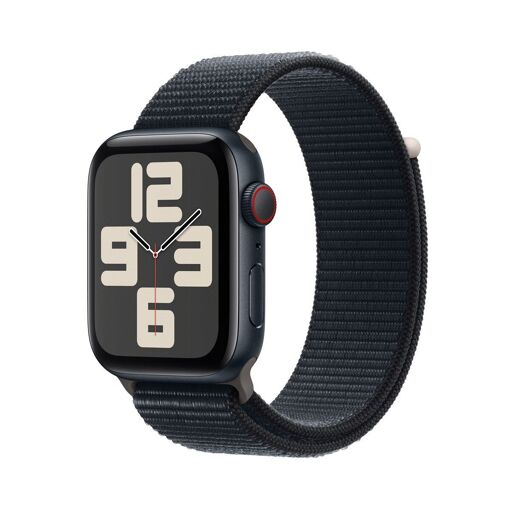 Apple Watch SE 2nd Generation GPS - 44mm Aluminium Case Midnight - Loop Strap