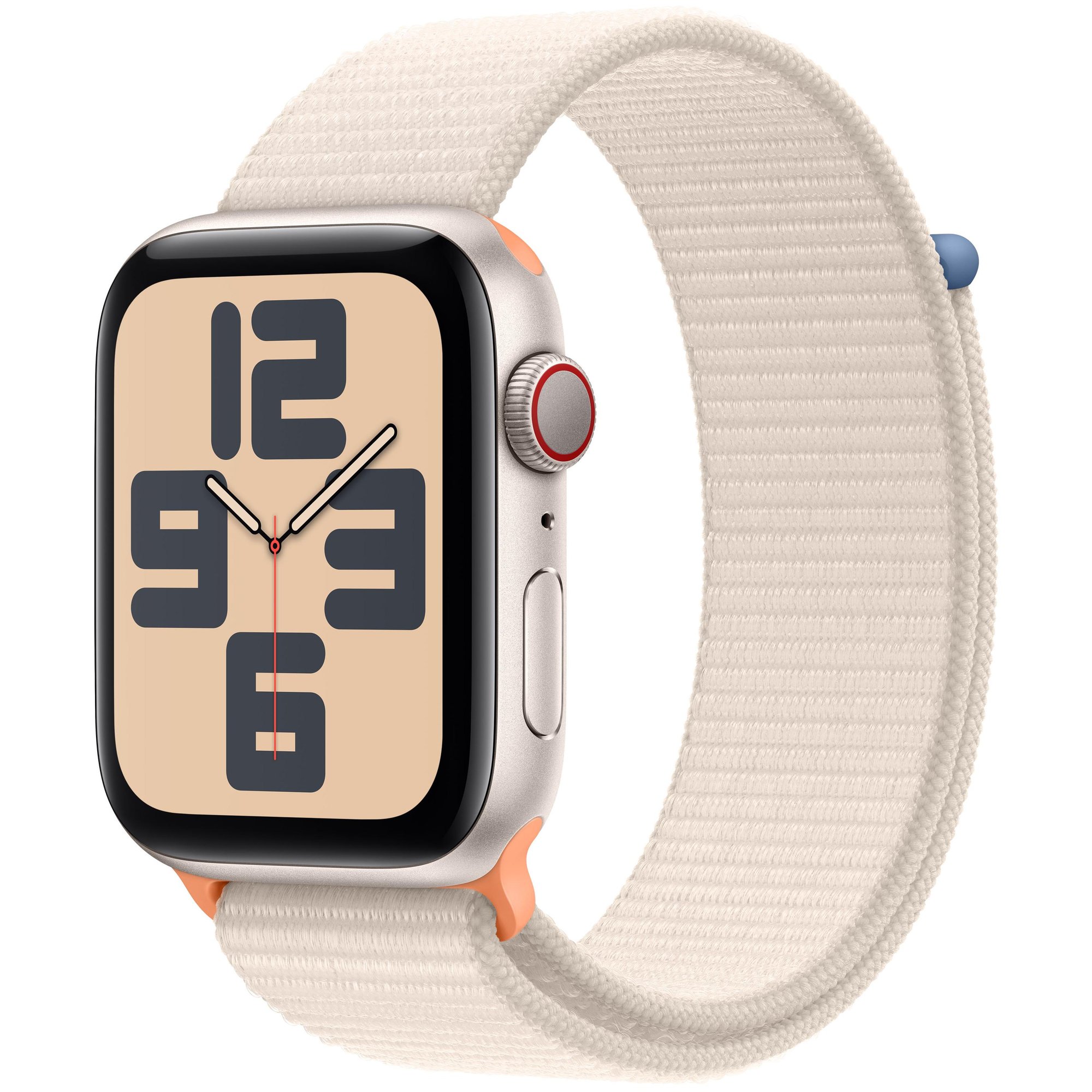 Apple Watch SE 2nd Gen GPS - 44mm Aluminum Case Starlight - Loop Strap