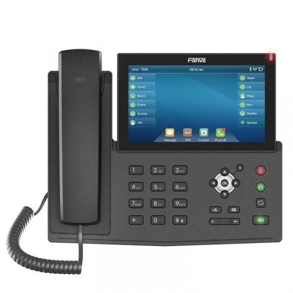 Fanvil X7 V2 Landline Phone, Black, 20 LED Lines
