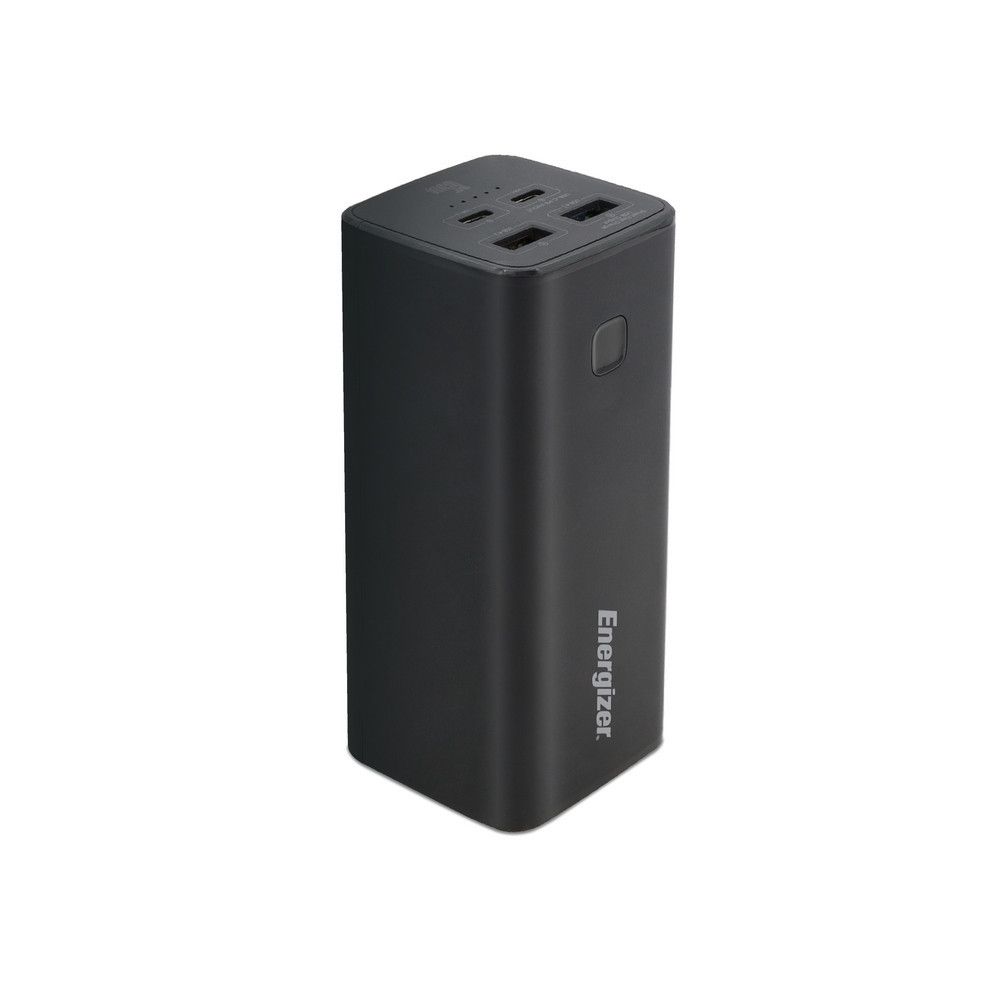 Energizer 20000mAh Power Bank with 2x USB-A/2xUSB-C PD 3.0 65W - Black