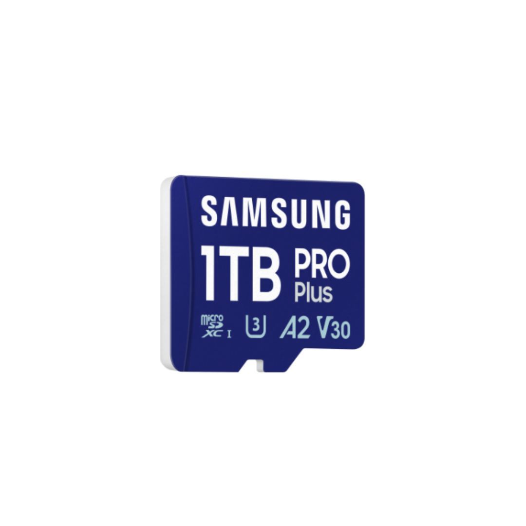 Samsung PRO Plus 1TB MicroSD Card (with SD Adapter) - A2/V30/UHS-I U3
