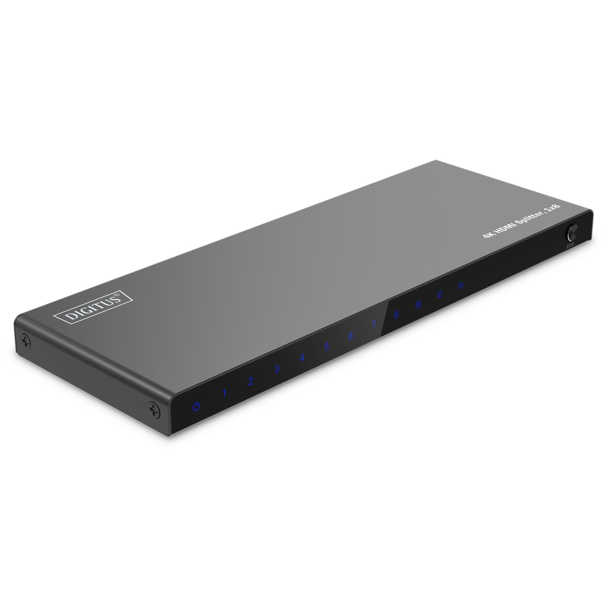 Conmutador de Distribución HDMI 4K Digitus 1x8