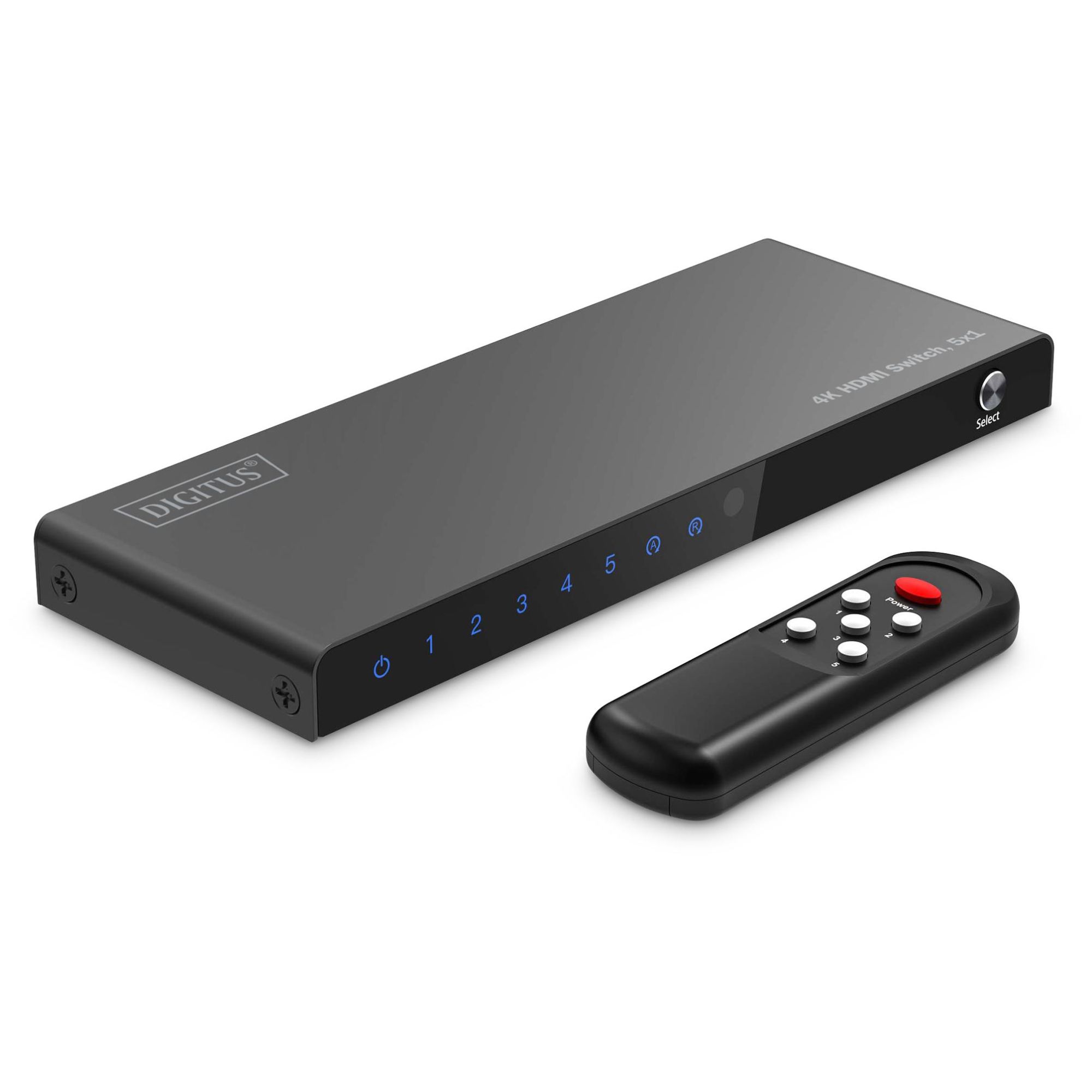 Conmutador HDMI Digitus 4K 5x1