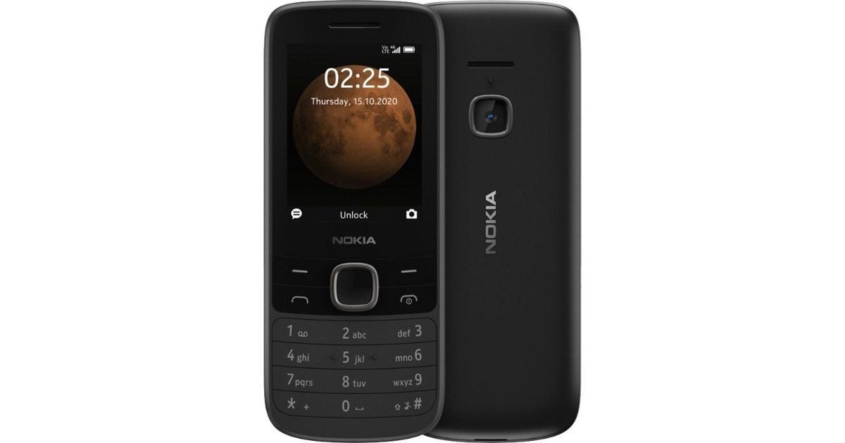 Nokia 225 4G Smartphone, Black