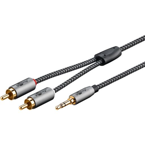 Goobay 3.5mm to 2x RCA Audio Cable 1m