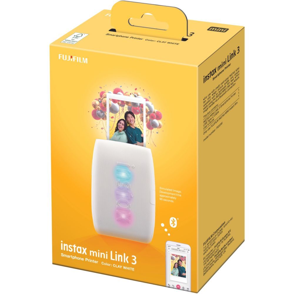 Fujifilm Instax Mini Link Printer - White Clay