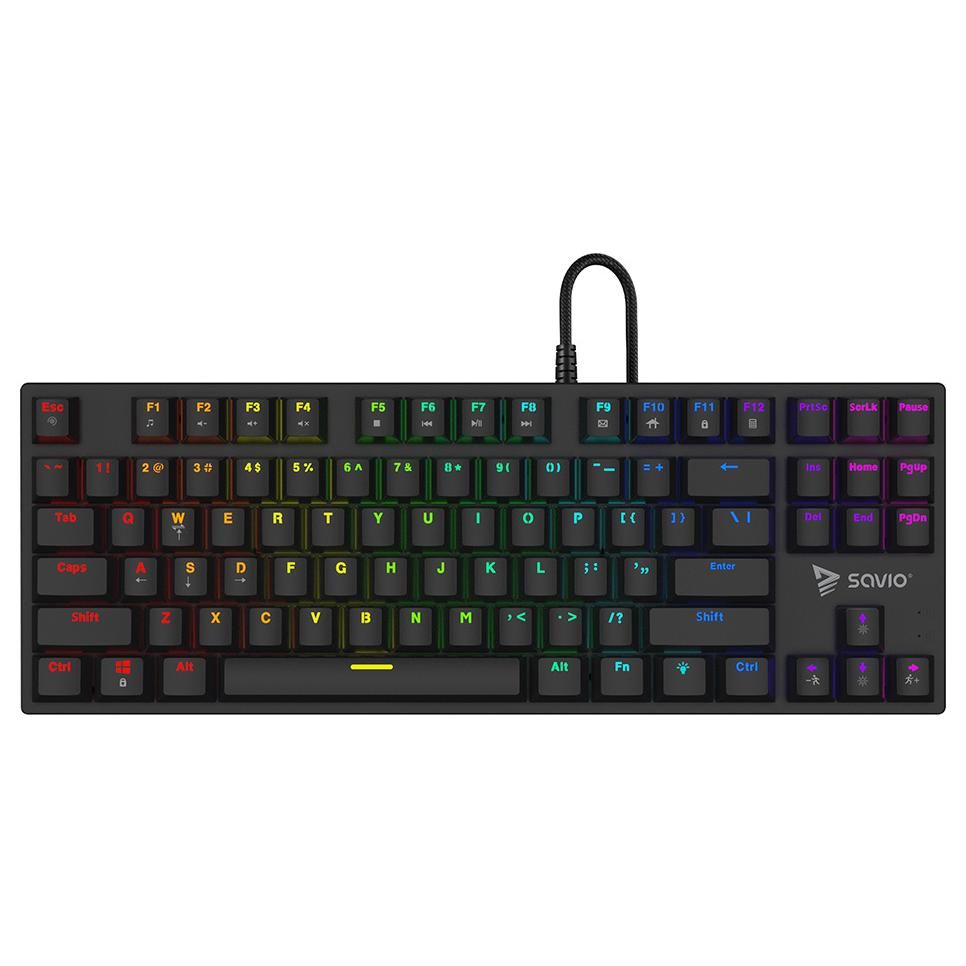 Savio Tempest X2 Bluetooth Gaming Keyboard, Black