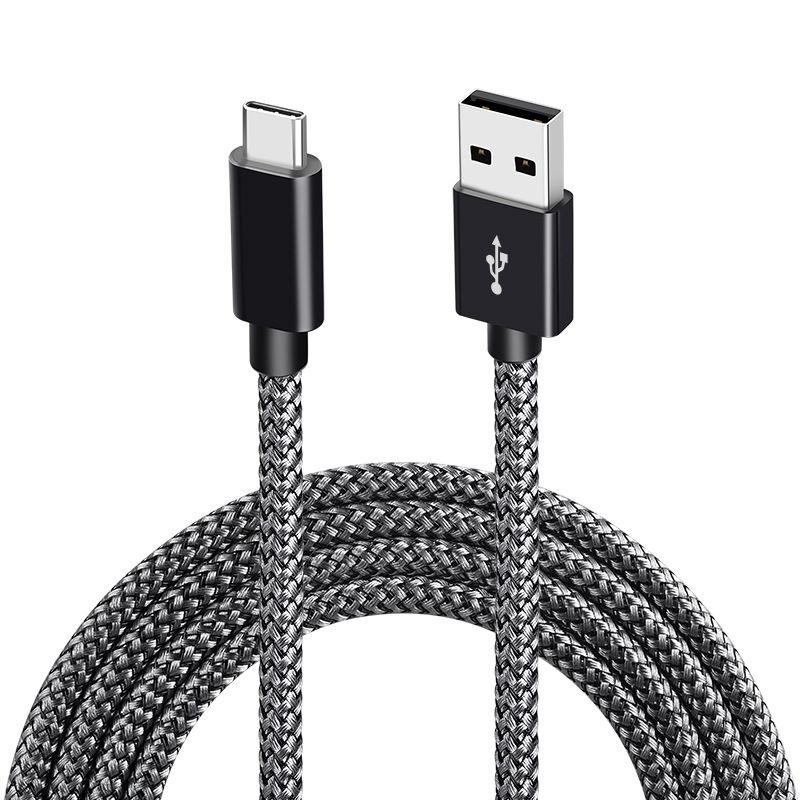 USB 2.0 to USB-C 3A Fast Charge Cable - Black, 2m