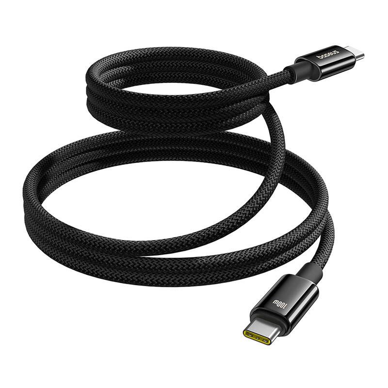 Baseus Tungsten Gold 100W USB-C to USB-C Cable, Black