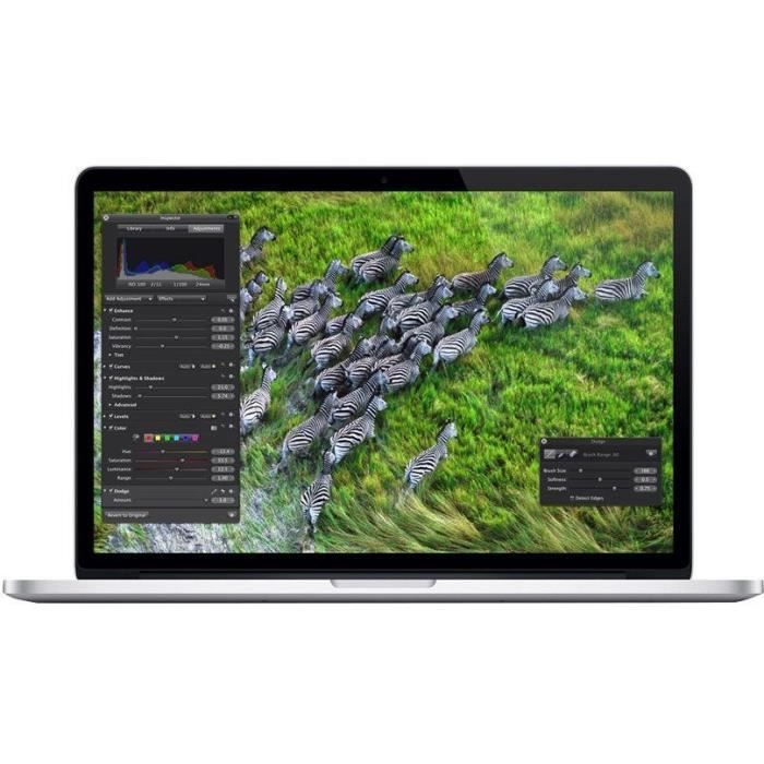 Apple MacBook Pro Retina 15-inch, Core i7 2.5GHz, 16GB RAM, 128GB SSD, Silver (2015) - New Battery - Refurbished - Good Condition