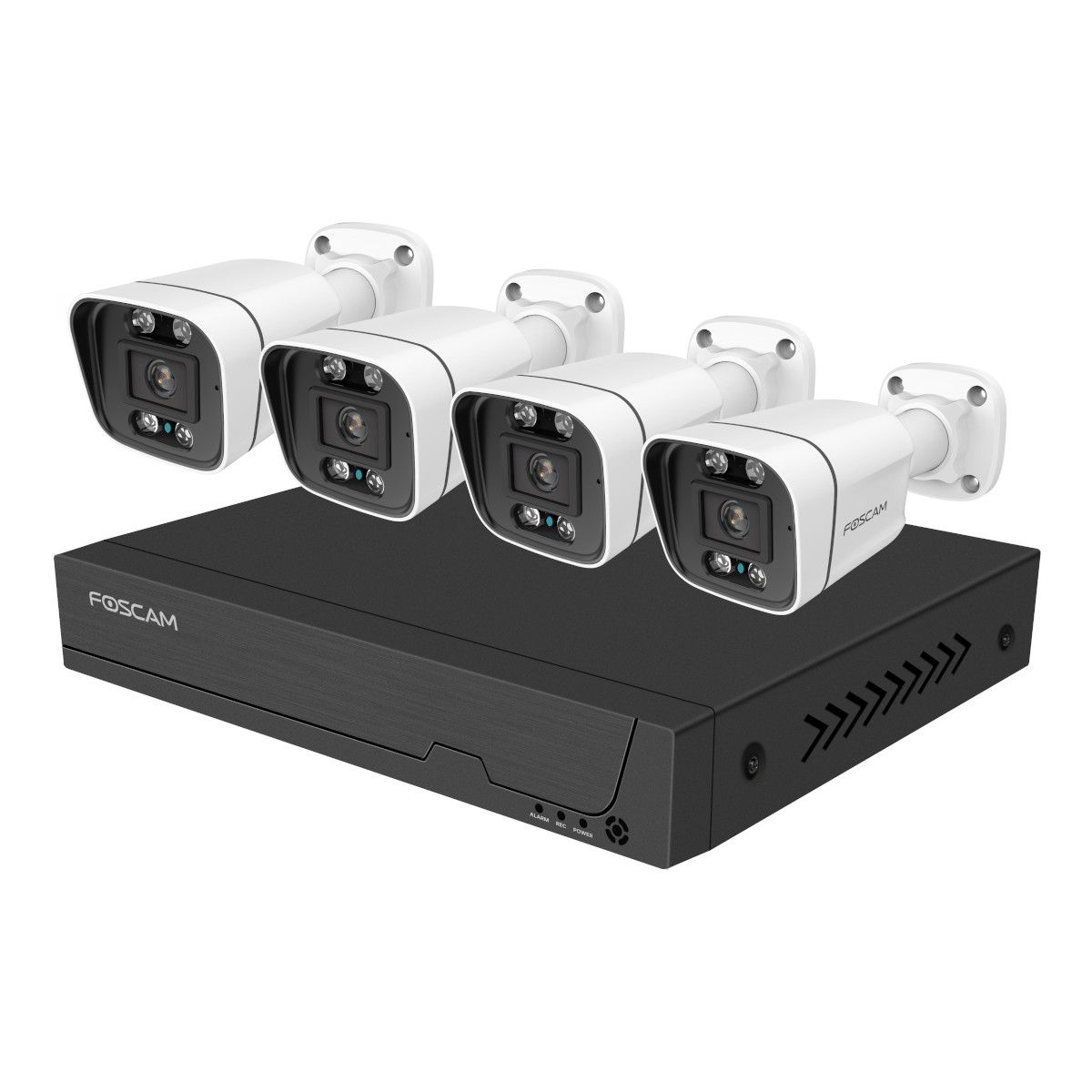 Foscam FN9108E 2T Network Video Recorder (White, 8-Channel, 4x V5EP Cameras)