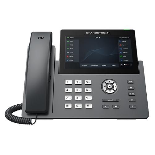 Grandstream Networks GRP2670 Fixed Phone, Black, 12 Lines, TFT WiFi Display