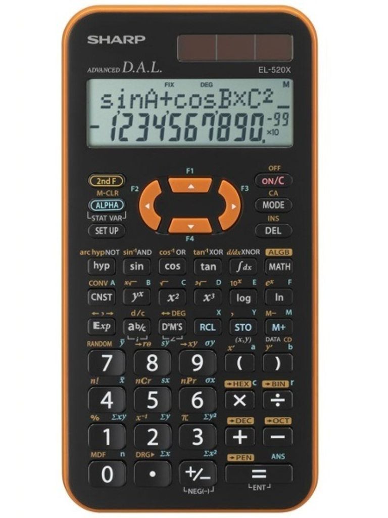 Sharp EL-520X Scientific Pocket Calculator