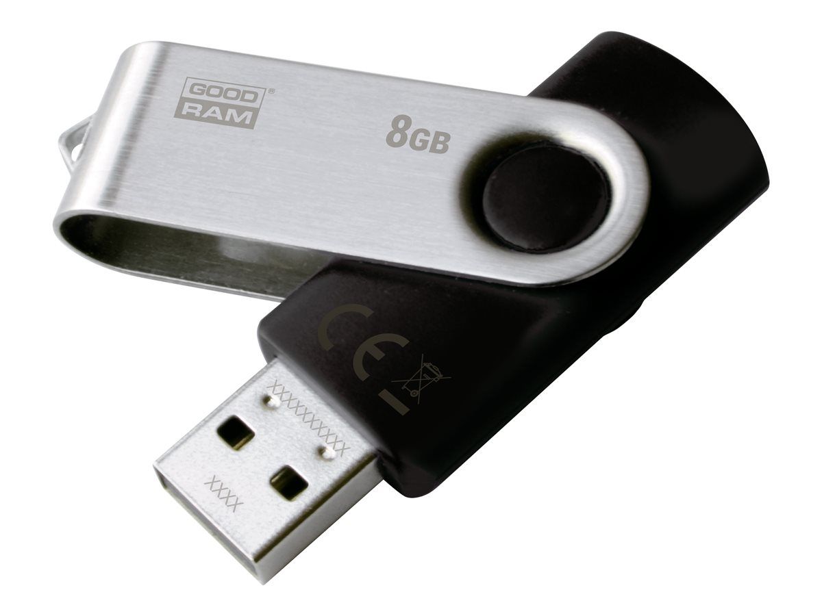 Wilk Elektronik GOODRAM UTS2 8GB USB 2.0 Flash Drive - Black