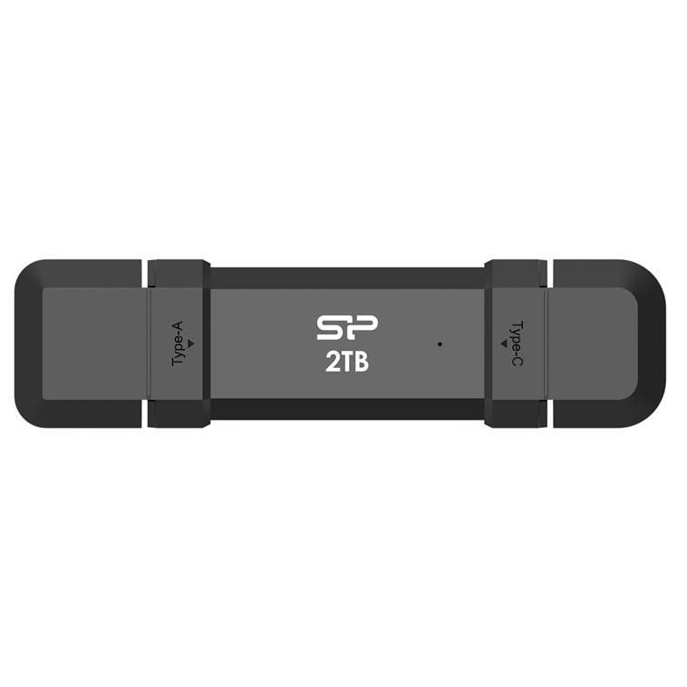 Unidad USB Silicon Power Marvel Xtreme - 250 GB - USB 3.1 Gen 2 / USB-C 3.2 Gen 2 - Negro