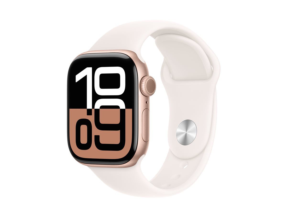Apple Watch Series 10 GPS + Cellular 42mm Rose Gold Aluminum Case S/M