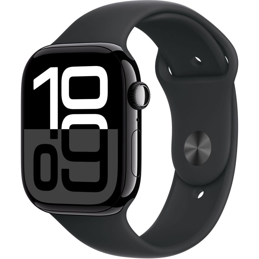 Apple Watch Series 10 GPS - 46mm Aluminum Case - Black Jade - S/M