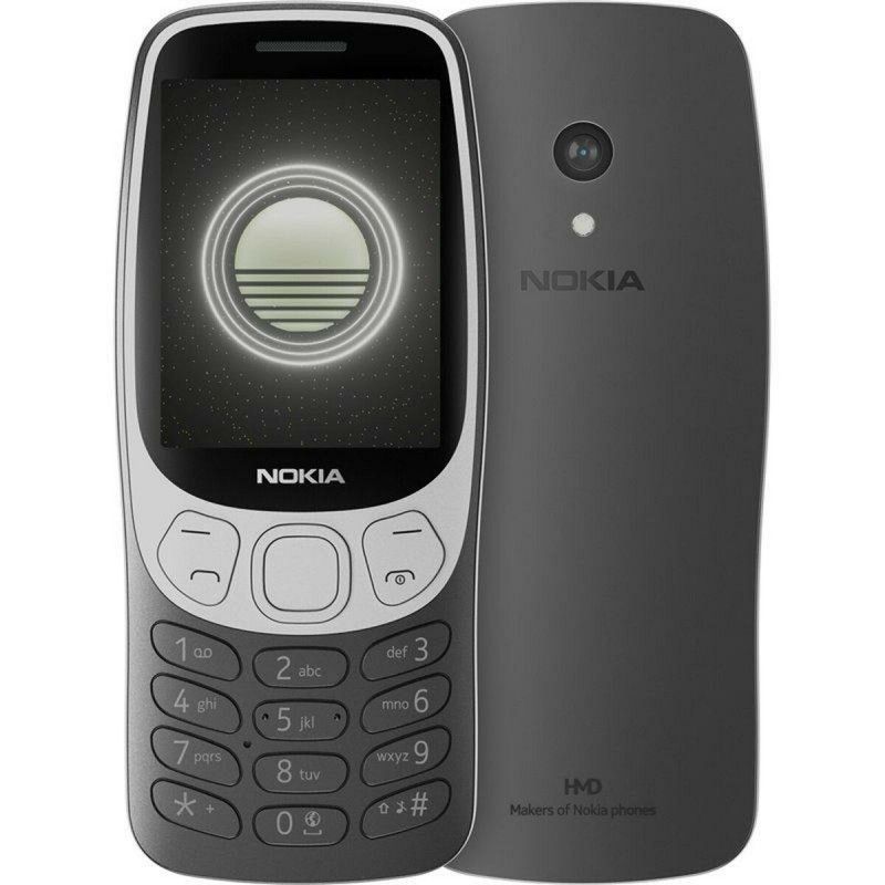Smartphone Nokia, Écran 2,4", 128 Mo de RAM, Noir