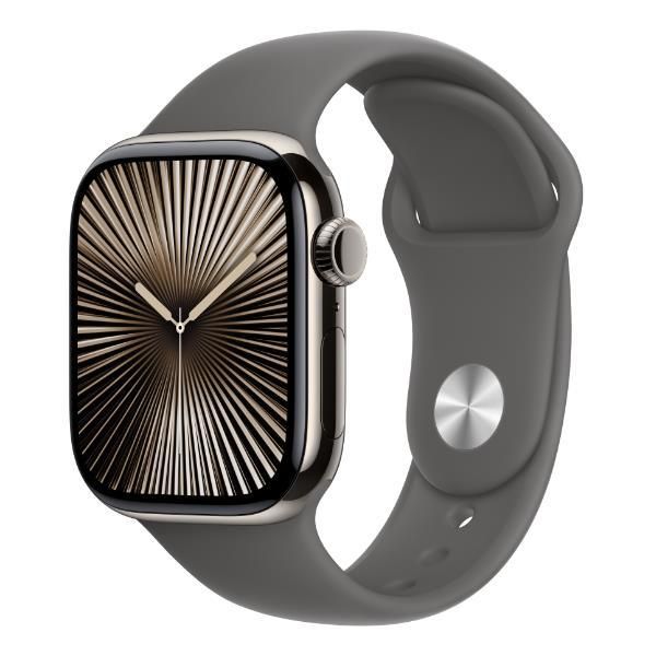 Apple Watch Series 10, 42mm OLED, Digital, Titanium