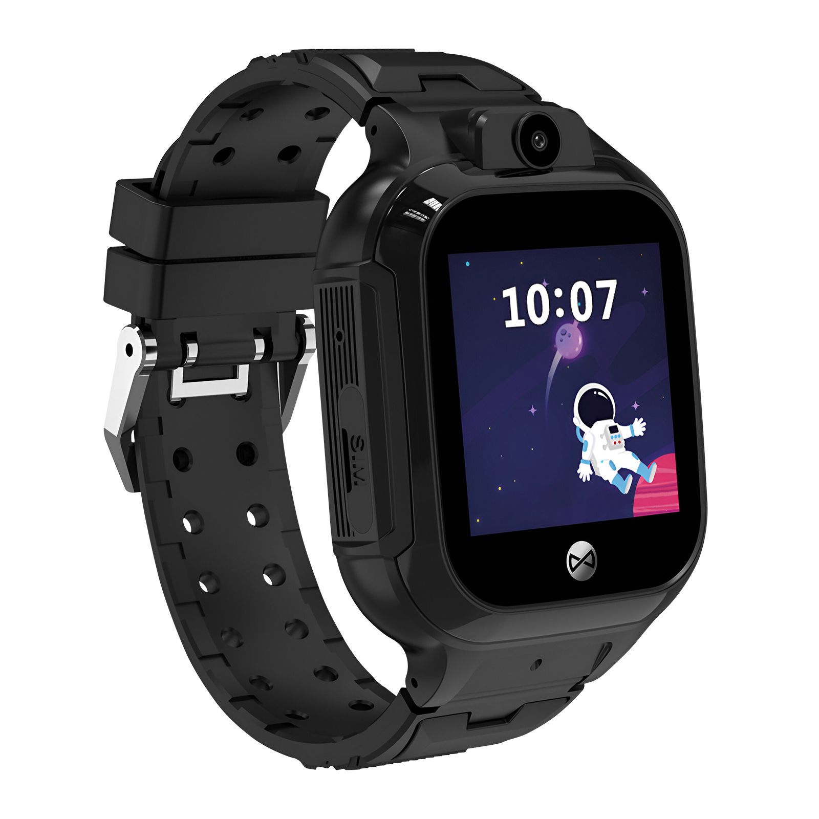 Reloj inteligente Forever Kids See Me ¡para niños (Negro)