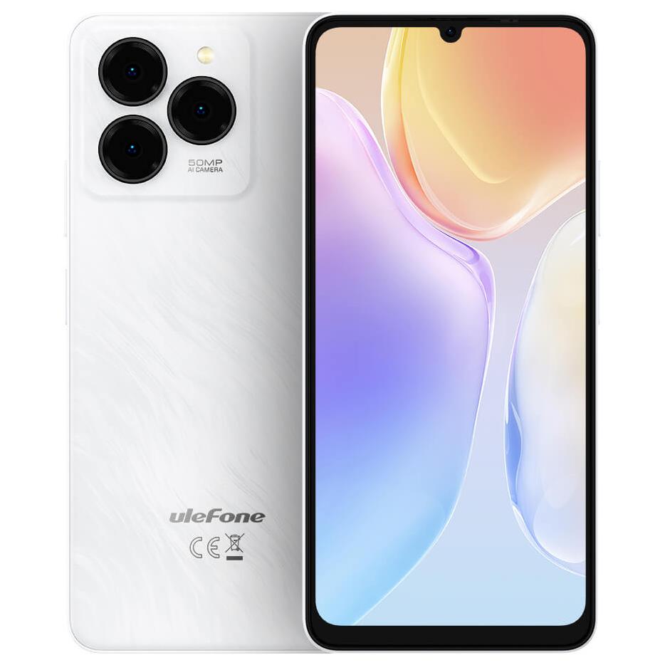 Ulefone Note 20 Pro - 6.75" Double SIM, 4GB RAM, 128GB, 6000mAh Battery, White