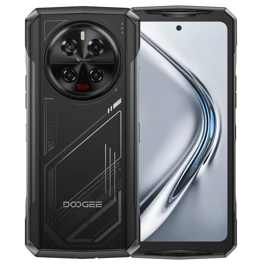 Doogee V40 - 6.78" Double SIM Phone, 12GB RAM, 108MP Quad Cam, Android 14, 8680mAh Battery, Silver